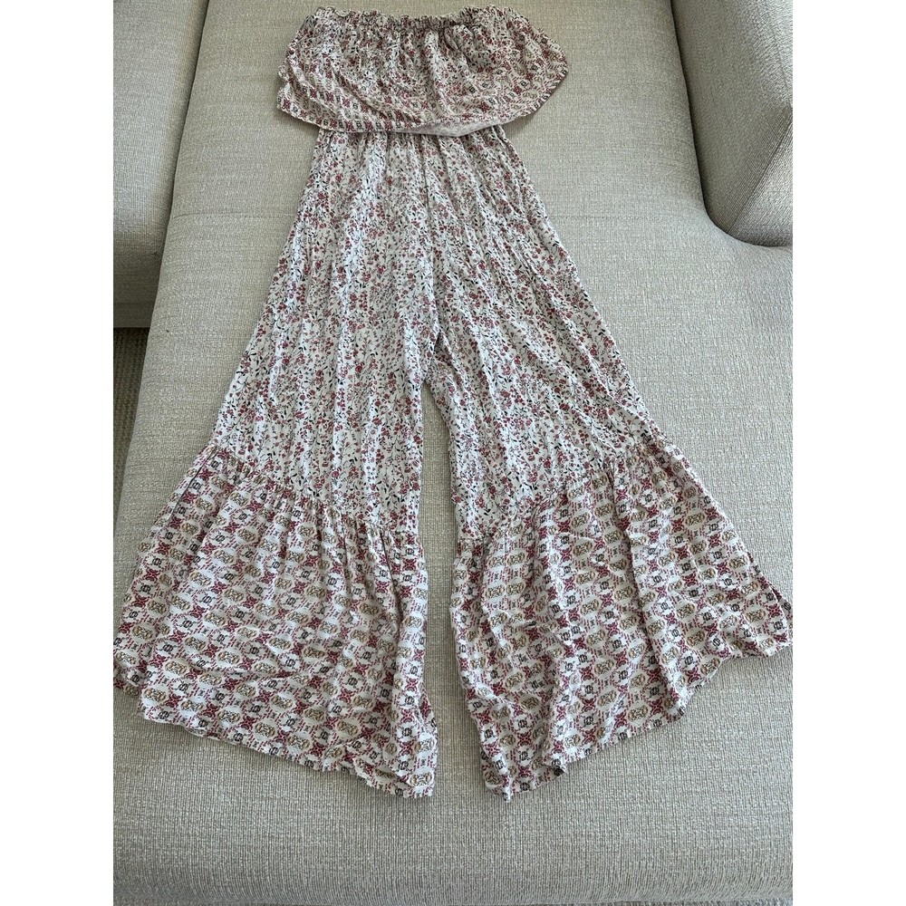 Japna Strapless Floral Romper